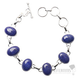 Lapis Lazuli náramek stříbro Ag 925 B137