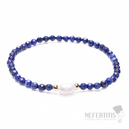 Lapislazuli mit Perle Fashion Armband extra Qualität geschliffene Perlen