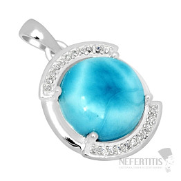 Larimar přívěsek stříbro LD 03 Ag 925