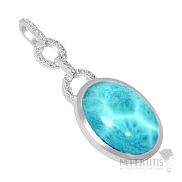 Larimar přívěsek stříbro LD 07 Ag 925