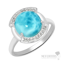 Larimar prsten stříbro LD 03 Ag 925