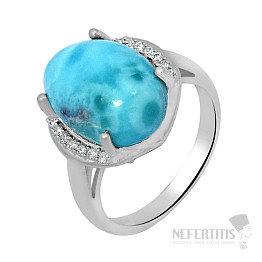 Larimar prsten stříbro LD 05 Ag 925