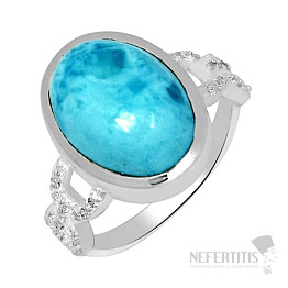 Larimar prsten stříbro LD 07 Ag 925