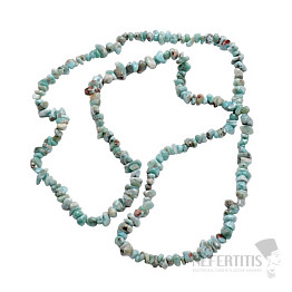 Larimar necklace cut