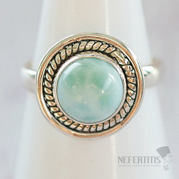 Larimar prsten stříbro Ag 925 43151