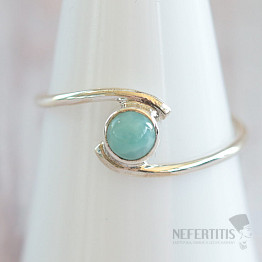 Larimar prsten stříbro Ag 925 MIX14