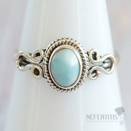 Larimar prsten stříbro Ag 925 MIX150