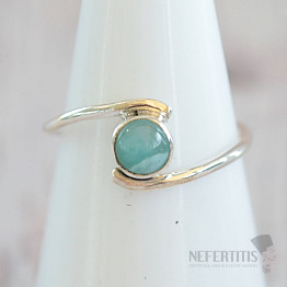 Larimar prsten stříbro Ag 925 MIX19