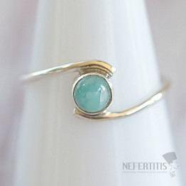 Larimar prsten stříbro Ag 925 MIX24
