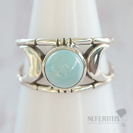 Larimar prsten stříbro Ag 925 N7727