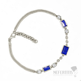 Lapislazuli Armband Silber Ag 925 B6