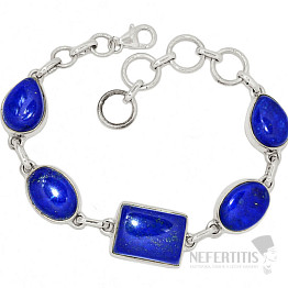 Lapis Lazuli náramek stříbro Ag 925 B323