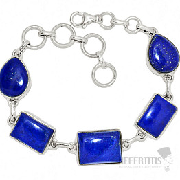 Lapis Lazuli bracelet silver Ag 925 B344