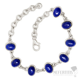 Lapis Lazuli náramek stříbro Ag 925 B376