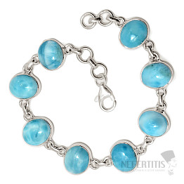 Larimar náramek stříbro Ag 925 B534