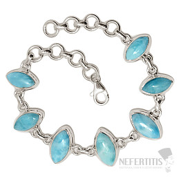 Larimar bracelet silver Ag 925 B535