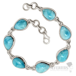 Larimar-Armband Silber Ag 925 B538