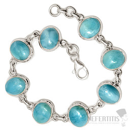 Larimar náramek stříbro Ag 925 B539