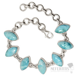 Larimar náramek stříbro Ag 925 B540