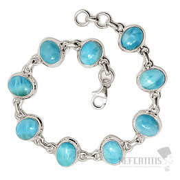 Larimar bracelet silver Ag 925 B541