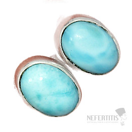 Larimar earrings stones silver Ag 925 E263