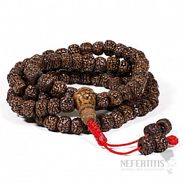 Japa Mala Halskette mit Rudraksha-Perlen 8 mm