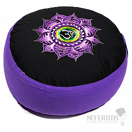 Meditationskissen Lotus mit dem Om-Symbol
