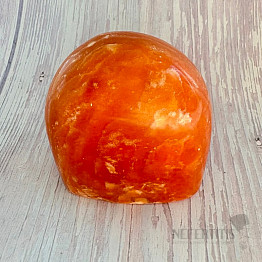 Calcitorange poliert große Freiform Madagaskar 6