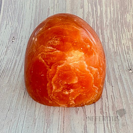 Calcitorange poliert große Freiform Madagaskar 7