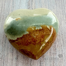 Jaspis polychromes Herz Madagaskar 15