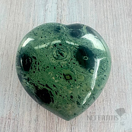 Jaspis Kambaba poliert Madagaskar Herz M6-22