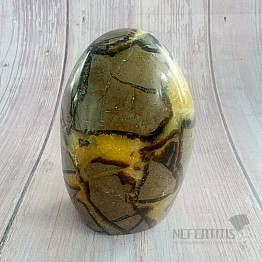 Polished septaria freeform Madagascar 7