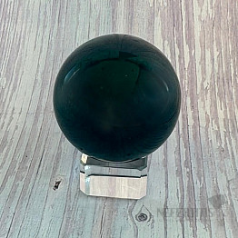 Obsidian black celestial eye sphere Mexico 6