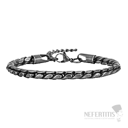 Herrenarmband Serpente Oscuro Edelstahl dunkel