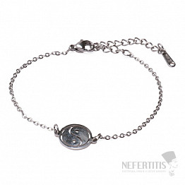 Yin und Yang Armband Edelstahl 21,5 cm