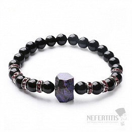 Charm mit schwarzem Obsidian-Armband RB Design 71