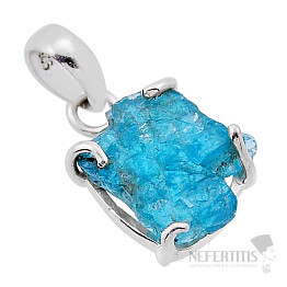 Apatitblauer Neonanhänger Silber Ag 925 54115