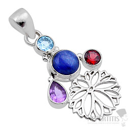 Kyanite silver pendant Ag 925 51665