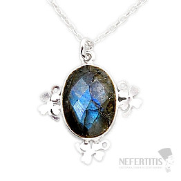 Labradorite necklace silver Ag 925 87003