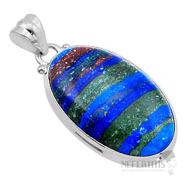Kalsilika rainbow pendant silver Ag 925 51373