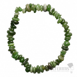 Gehacktes Armband aus Nephrit (kanadische Jade).