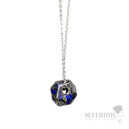 Lapislazuli mit Edelstahlkette