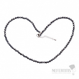 Terahertz stone brúsený náhrdelník 3,5 mm