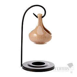 Duftlampe aus Keramik, hängend, modern, Farbe Orange