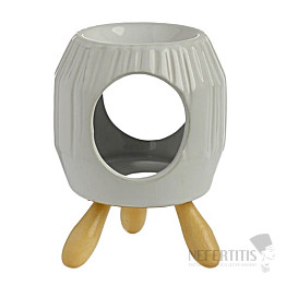 Aróma lampa keramická Biely oktagón