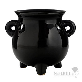 Aroma lampa keramická Černý kotlík