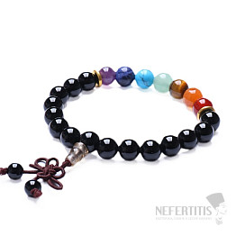 Onyx Buddha hatte ein Chakra-Armband