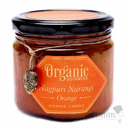 Organic Goodness Orange Luxus-Duftkerze 200 g