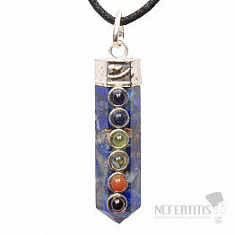 Orgonit-Chakra-Anhänger Kristall mit Lapislazuli