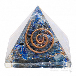 Orgonit pyramída s lapis lazuli